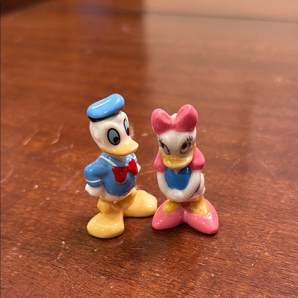 3/$30 Disney Donald and Daisy Duck Bone China Figurines
